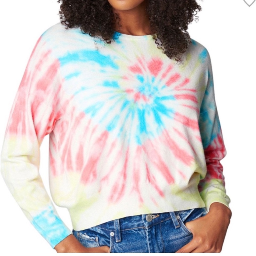 BlankNYC Tie Dye Sweater Sweatshirt Size Medium Long Sleeves Lightweight